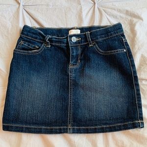 Old Navy kids jean skirt